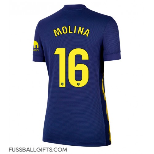 Atletico Madrid Nahuel Molina #16 Fußballbekleidung Auswärtstrikot Damen 2025-26 Kurzarm